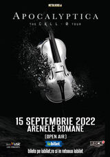 Concert Apocalyptica la Bucuresti pe 15 septembrie