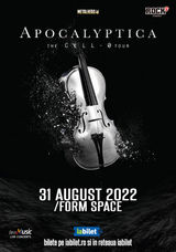 Concert Apocalyptica la Cluj-Napoca pe 31 August