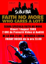 Seara speciala Faith No More pe 7 August in Suburbia