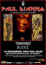 Expira oferta promotionala pentru concertul Paul Di' Anno (ex-Iron Maiden) din Bucuresti
