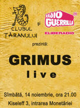 Concert Grimus la Clubul Taranului Roman
