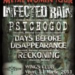 Concert Infected Rain si Psychogod in Wings Club Bucuresti