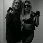 Lady Gaga a mers la un concert Iron Maiden (foto)