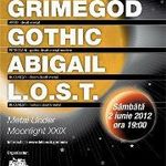 Concert Grimegod, Gothic, Abigail si L.O.S.T. in club Ageless Bucuresti