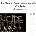 A fost lansata o petitie impotriva noului album Suicide Silence