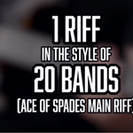 Cum ar suna rifful Ace of Spades in stilul altor 20 de formatii rock si metal