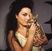 Poze Evanescence Amy Lee with a kitty