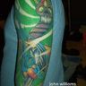Poze Poze Tatuaje. Modele de Tatuaje (foto) - Mana verde colorata