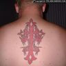 Poze Poze Tatuaje. Modele de Tatuaje (foto) - Cruce rosie pe spate