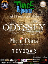 Concert Odyssey, Tivodar si Micul Paris in Club Twice din Bucuresti