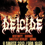 Bilete la concertul Deicide, disponibile prin ramburs sau OP